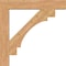 Ekena Millwork Merced Block Smooth Bracket, Western Red Cedar, 5 1/2"W x 40"D x 40"H BKT06X40X40MRC05SWR - alternate 4